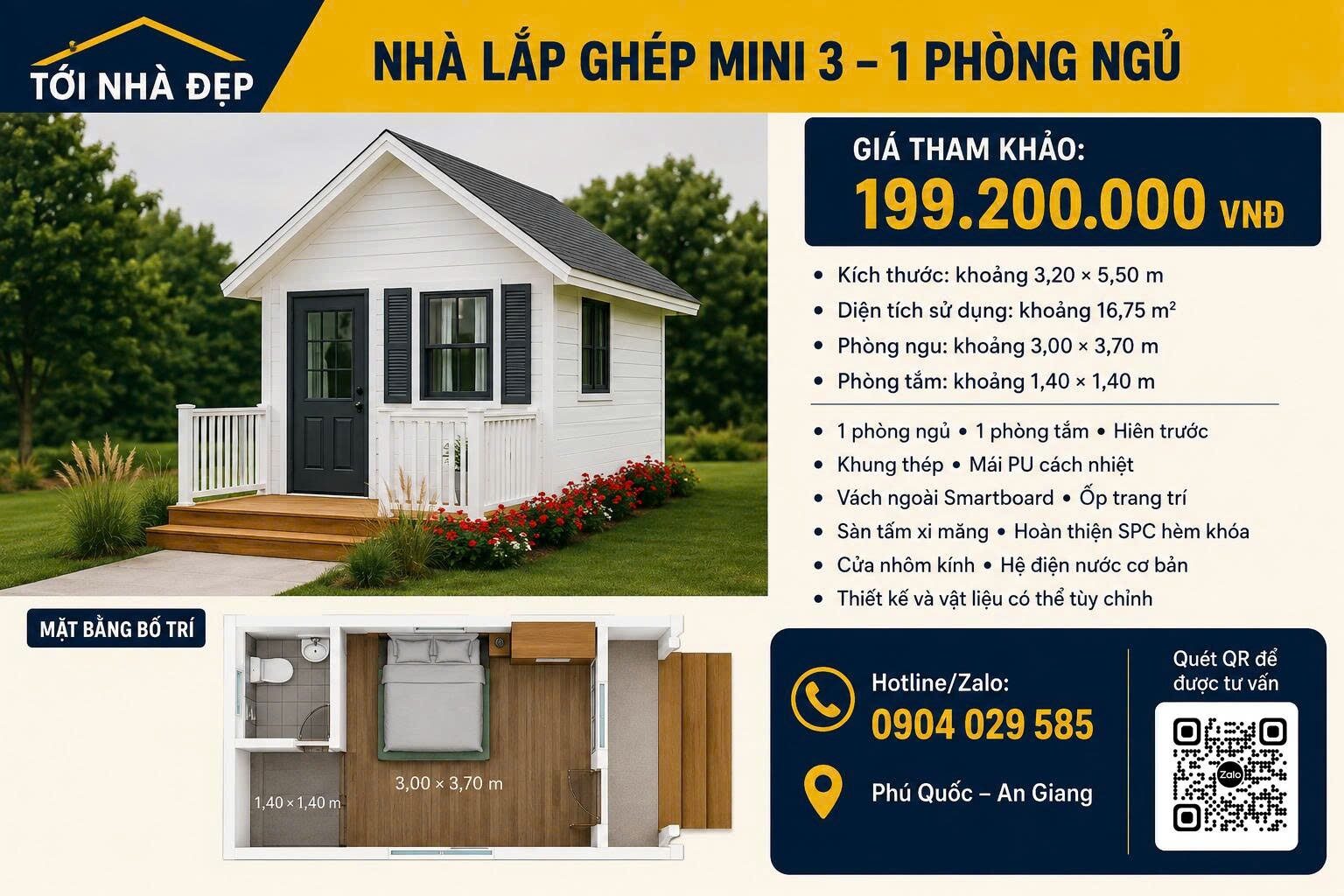Thi công bungalow Phú Quốc cho khu nghỉ dưỡng và homestay